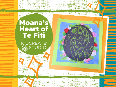 Kidcreate Studio - Newport News. Moana’s Heart of Te Fiti Workshop (4-9 Years)