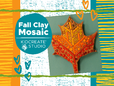 Kidcreate Studio - Oak Park. Fall Clay Mosaic Workshop (4-9 Years)